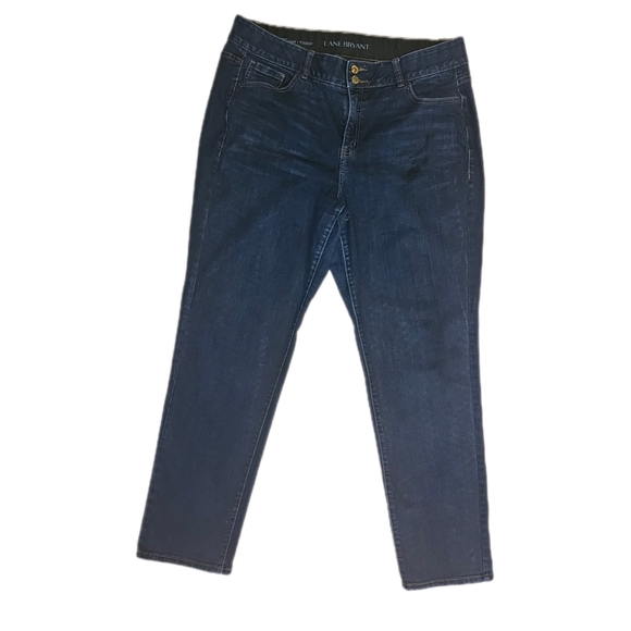 Tighter Tummy Fit High-Rise Straight dark denim Jeans, size 18 - Picture 3 of 7